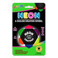 1 Pack Neon Crayo-Craze Six Color Crayon Wheel